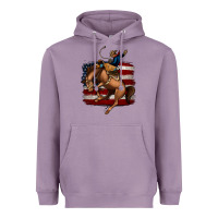 Lavender Bucking Bronco Heavyweight Hoodie - Jasminsmagicworld