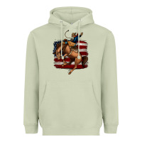 Matcha Bucking Bronco Heavyweight Hoodie - Jasminsmagicworld