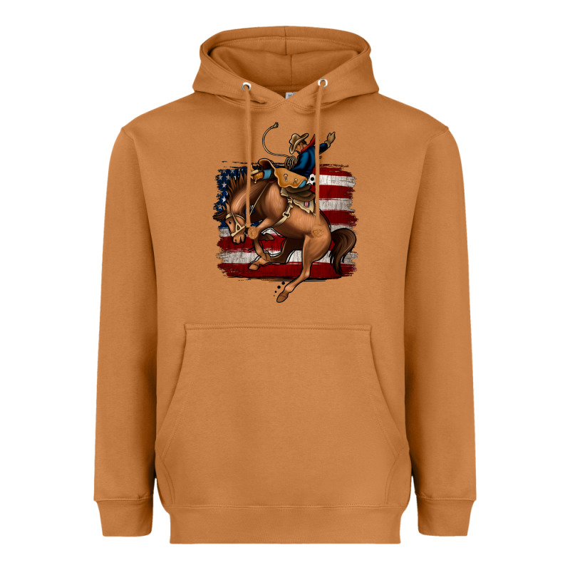 Bucking Bronco Heavyweight Hoodie by Jasminsmagicworld | Teevron