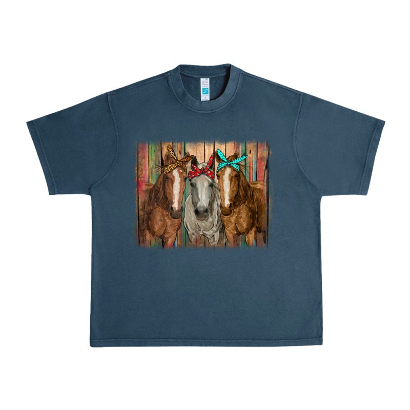 Horses With Bandanas Urban Heavy Tee by RanaPortraitStore | Teevron