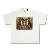 Pistachio horses with bandanas Urban Heavy Tee - RanaPortraitStore