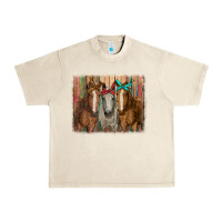 Sandshell horses with bandanas Urban Heavy Tee - RanaPortraitStore