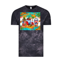 Cloud Black puerto rico coffee cups Vintage Tee - Zillion Design Studio