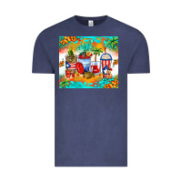 Vintage Denim puerto rico coffee cups Vintage Tee - Zillion Design Studio