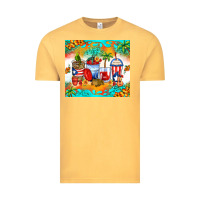 Vintage Mustard puerto rico coffee cups Vintage Tee - Zillion Design Studio