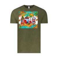 Vintage Olive puerto rico coffee cups Vintage Tee - Zillion Design Studio