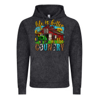 Vintage Black life is better in the country western Vintage Hoodie - texasbilliewilder