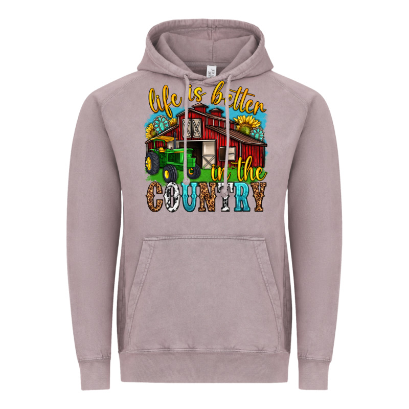 Life Is Better In The Country Western Vintage Hoodie by texasbilliewilder | Teevron