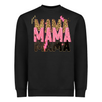 Black mama mama mama lightning bold Heavyweight Sweatshirt - Zillion Design Studio