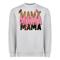 Heather Grey mama mama mama lightning bold Heavyweight Sweatshirt - Zillion Design Studio