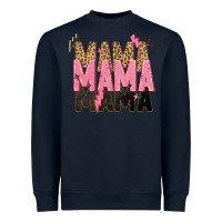 Navy mama mama mama lightning bold Heavyweight Sweatshirt - Zillion Design Studio