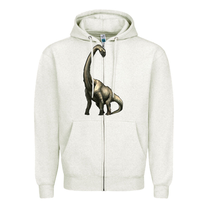 Brachiosaurus Zipper Hoodie by Artiststas | Teevron