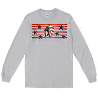 Moon Dust patriotic native american headdress 16oz libbey cup Long Sleeve Tee - HRA Design Shop