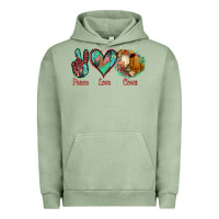 Pigment Oil Green Peace Love Cows Urban Hoodie - Bettercallsaul