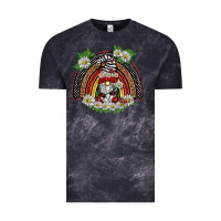 Cloud Black ladybuy gnomies rainbow Vintage Tee - BarkalooDesign