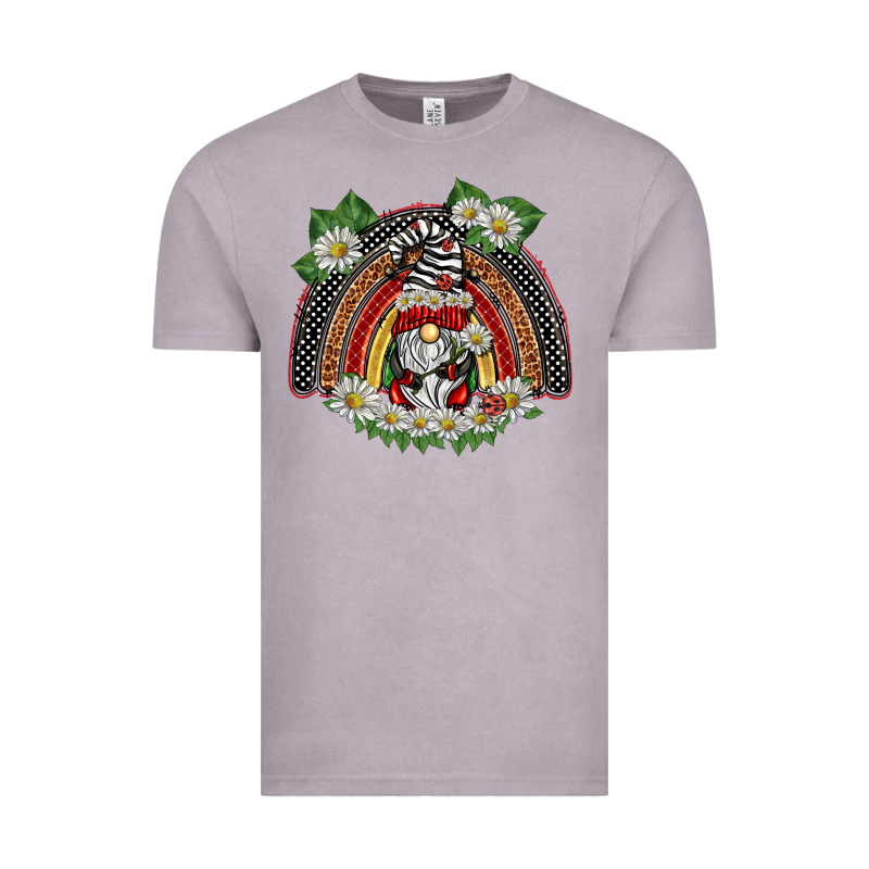 Ladybuy Gnomies Rainbow Vintage Tee by BarkalooDesign | Teevron
