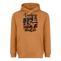 Meerkat Cowboy Up Rodeo Bucking Bronco Heavyweight Hoodie - Jasminsmagicworld