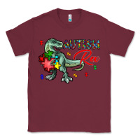 Burgundy autism rex Classic Tee - CowhideDigitalArt