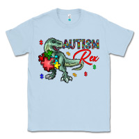 Dusty Blue autism rex Classic Tee - CowhideDigitalArt