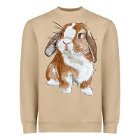 Mushroom Cute Bunny Heavyweight Sweatshirt - RanaPortraitStore