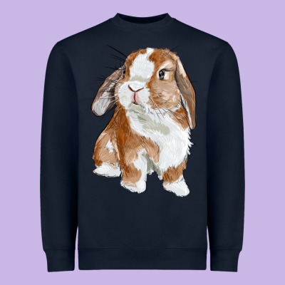 Heavyweight Sweatshirt Cute Bunny