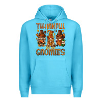 Ocean Blue thankful for my gnomies bbs Premium Hoodie - BundleAndBundleShop