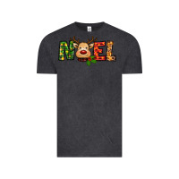 Vintage Black reindeer noel christmas Vintage Tee - RanaPortraitStore