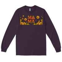 Plum sunflowers and butterflies mama 16oz libbey cup Long Sleeve Tee - HRA Design Shop