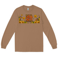 Toasted Coconut sunflowers and butterflies mama 16oz libbey cup Long Sleeve Tee - HRA Design Shop