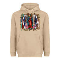 Mushroom Lady of Guadalupe 4th of july Heavyweight Hoodie - Jasminsmagicworld