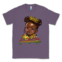 Lavender juneteenth black girl Classic Tee - HRA Design Shop