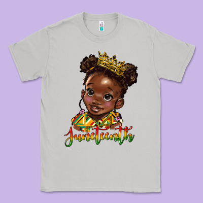 Juneteenth Black Girl Classic Tee Designed By Hra Design Shop