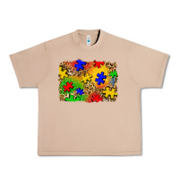 Burro autism background Urban Heavy Tee - Zillion Design Studio
