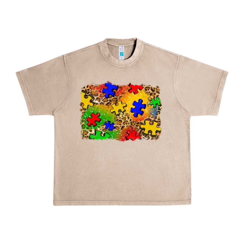 Autism Background Urban Heavy Tee by Zillion Design Studio | Teevron