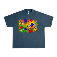 Midnight Navy autism background Urban Heavy Tee - Zillion Design Studio