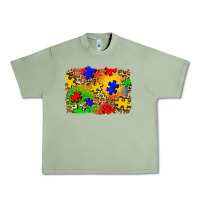Oil Green autism background Urban Heavy Tee - Zillion Design Studio