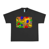 Pigment Black autism background Urban Heavy Tee - Zillion Design Studio