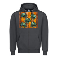 Smoke dinosaur triceratops Zipper Hoodie - Artiststas