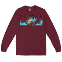 Jumping Bass Fishing 16oz Libbey Cup Long Sleeve Tee | Teevron