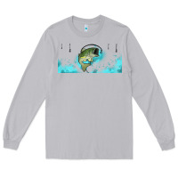 Moon Dust jumping bass fishing 16oz libbey cup Long Sleeve Tee - HRA Design Shop