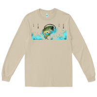 Mushroom jumping bass fishing 16oz libbey cup Long Sleeve Tee - HRA Design Shop