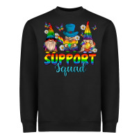 Black support squad pride gnomies Heavyweight Sweatshirt - texasbilliewilder