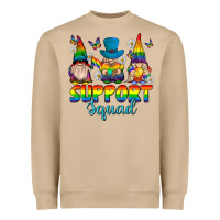 Mushroom support squad pride gnomies Heavyweight Sweatshirt - texasbilliewilder