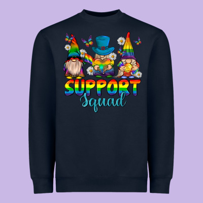 Heavyweight Sweatshirt support squad pride gnomies