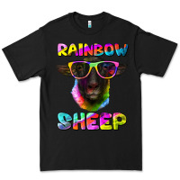Black rainbow sheep suffolk sheep Premium Tee - Artiststas