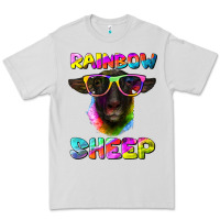 Dove Grey rainbow sheep suffolk sheep Premium Tee - Artiststas