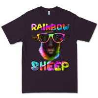 Plum rainbow sheep suffolk sheep Premium Tee - Artiststas