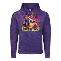 Cloud Purple dia de los muertos Vintage Hoodie - Zillion Design Studio