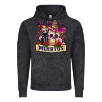 Vintage Black dia de los muertos Vintage Hoodie - Zillion Design Studio