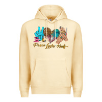 Pina Colada peace love nails bbs Premium Hoodie - BundleAndBundleShop